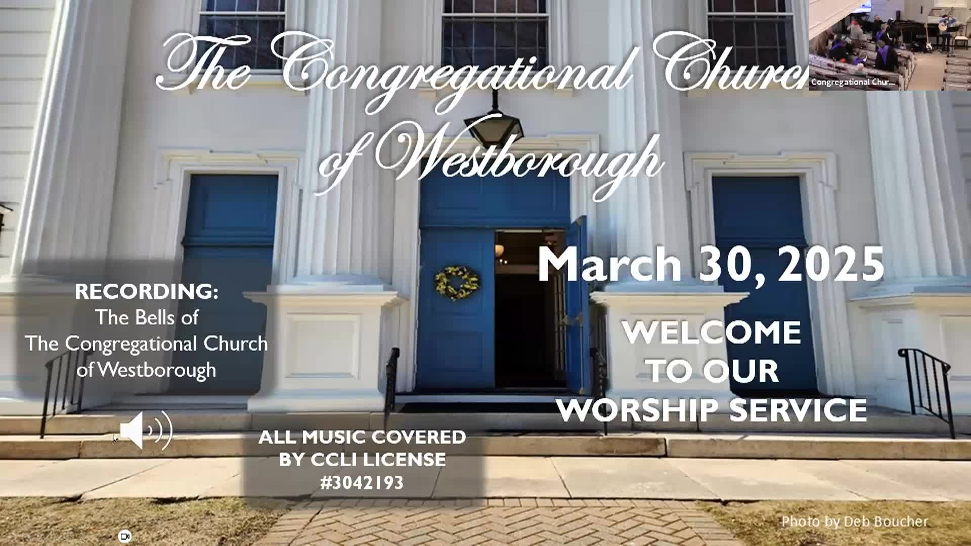 Thumbnail image for Congregational Church of Westborough - March 30, 2025