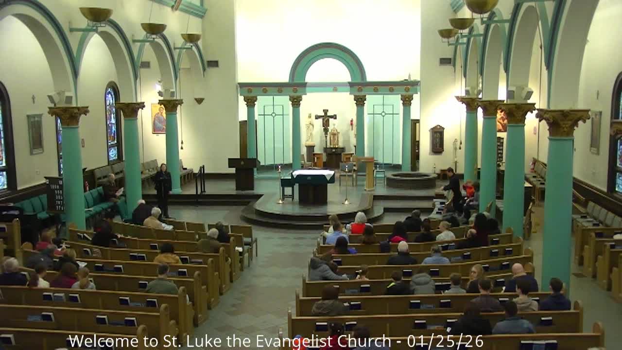 St. Luke's - January 25, 2026 - 9:00 AM - Third Sunday in Ordinary Time