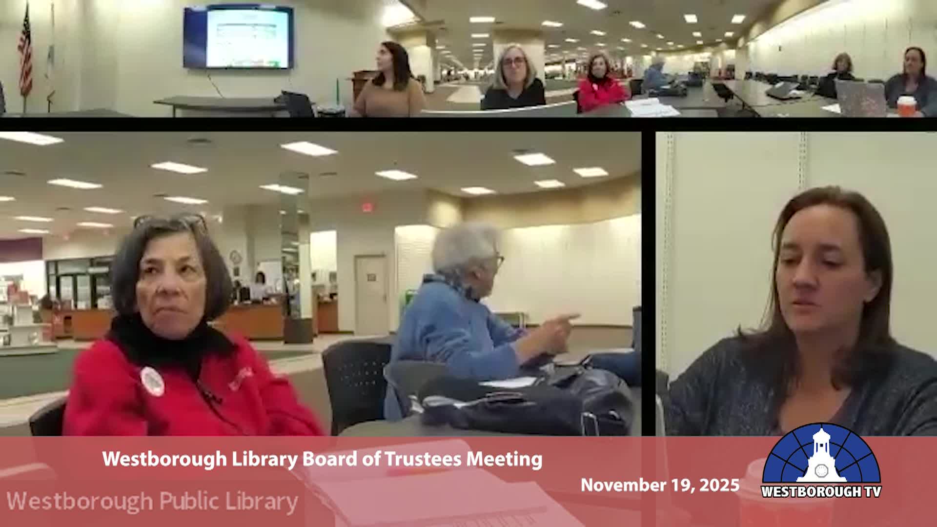 Westborough Library Board of Trustees -  November 19, 2025