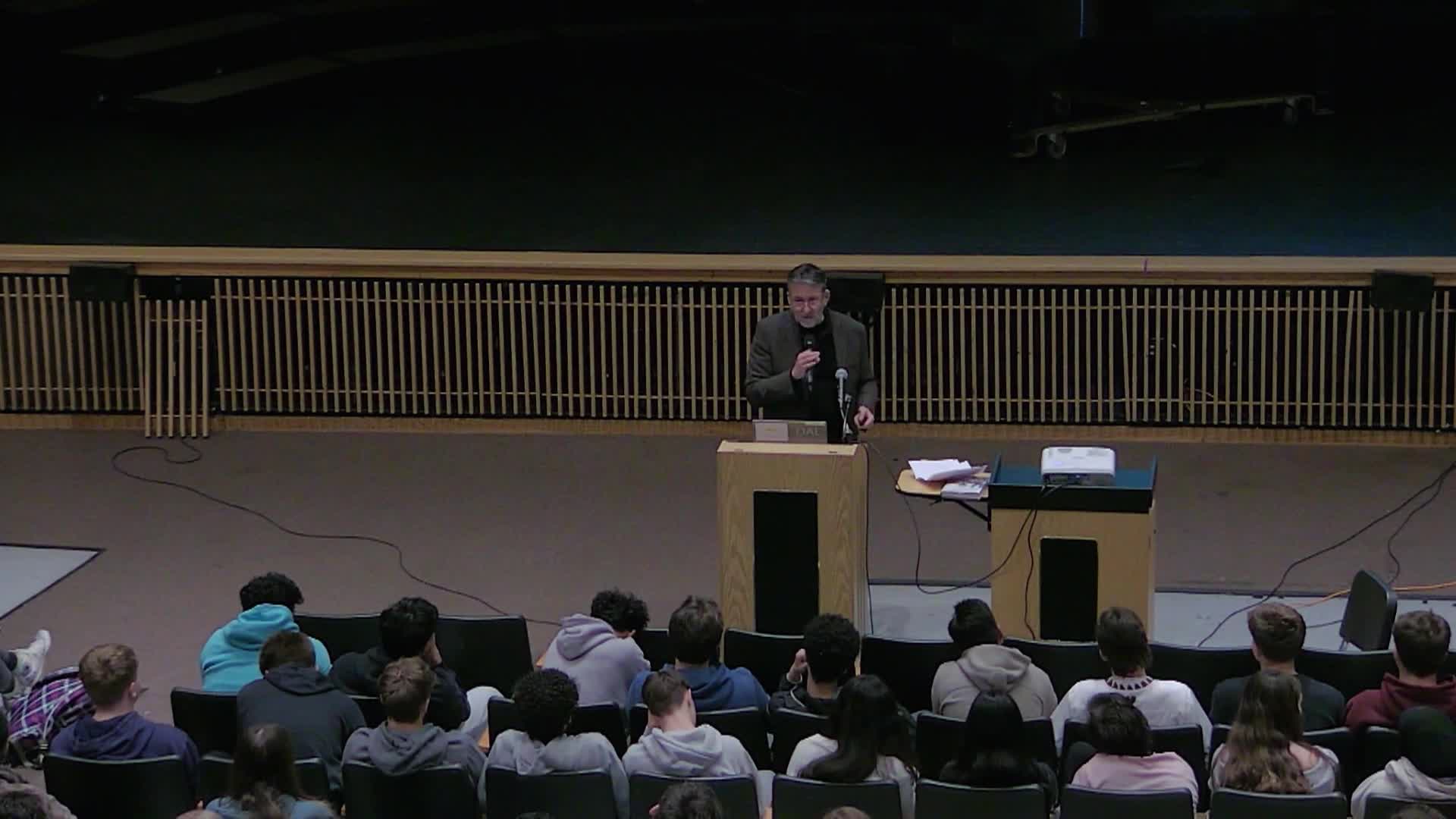 Peter Daniel Cook Visits Westborough High School - Full Presentation - March 27, 2026